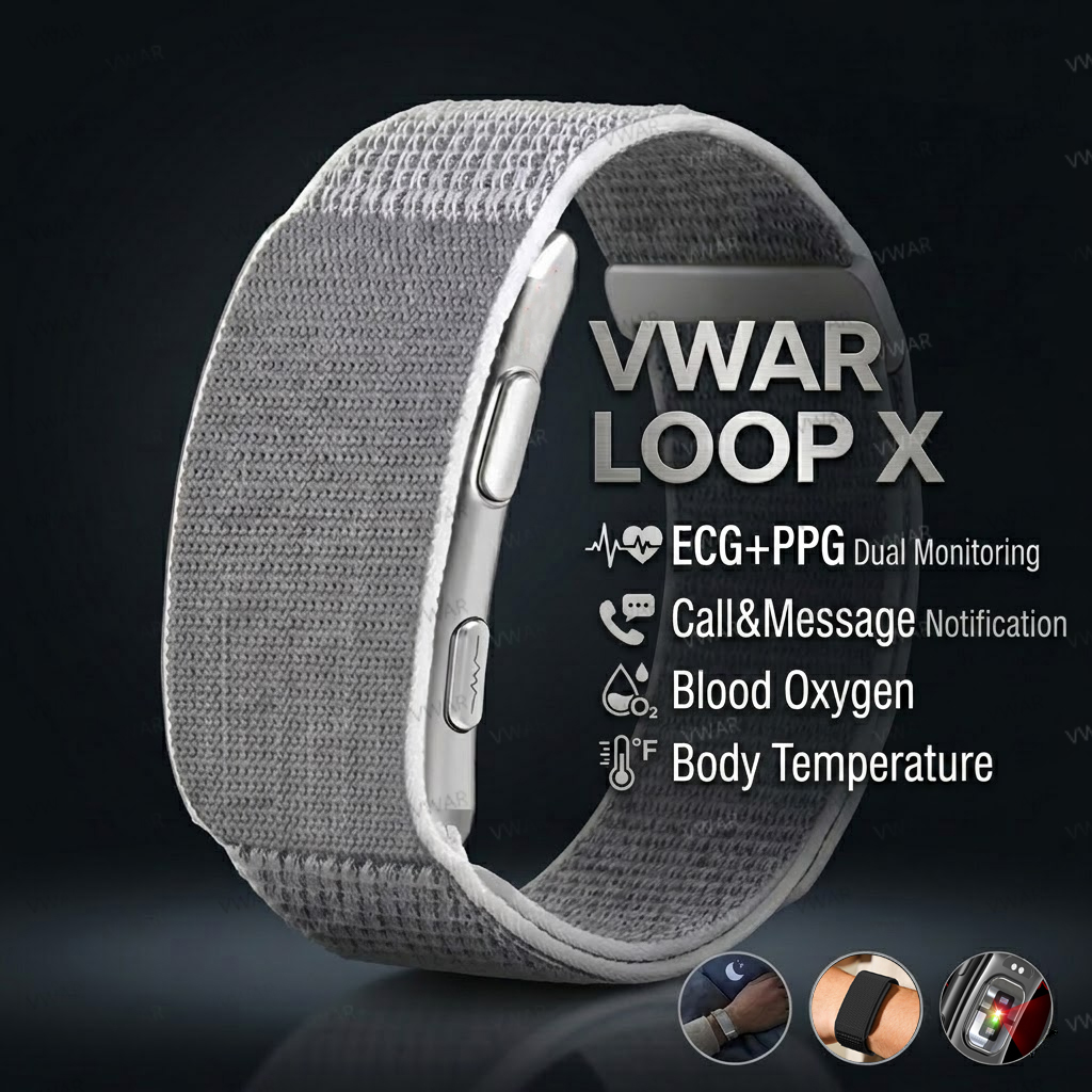 Xbody Health & Wellness - VWAR Loop X ECG 스마트 팔찌