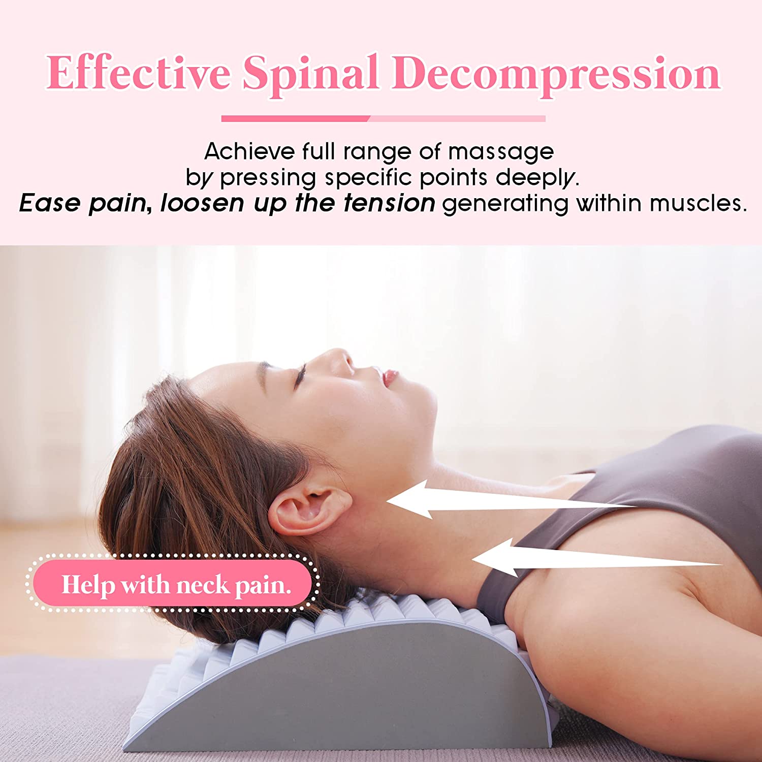 Back Stretcher Lumbar - 허리 통증 완화 치료 들것 뒤로