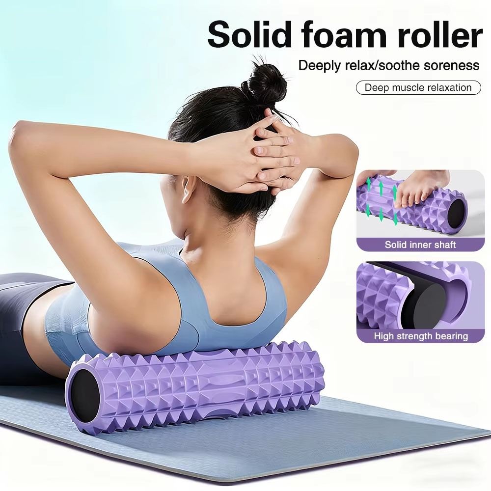 Foam Roller Trigger Point - EVA 폼 피트니스 백 롤 고밀도