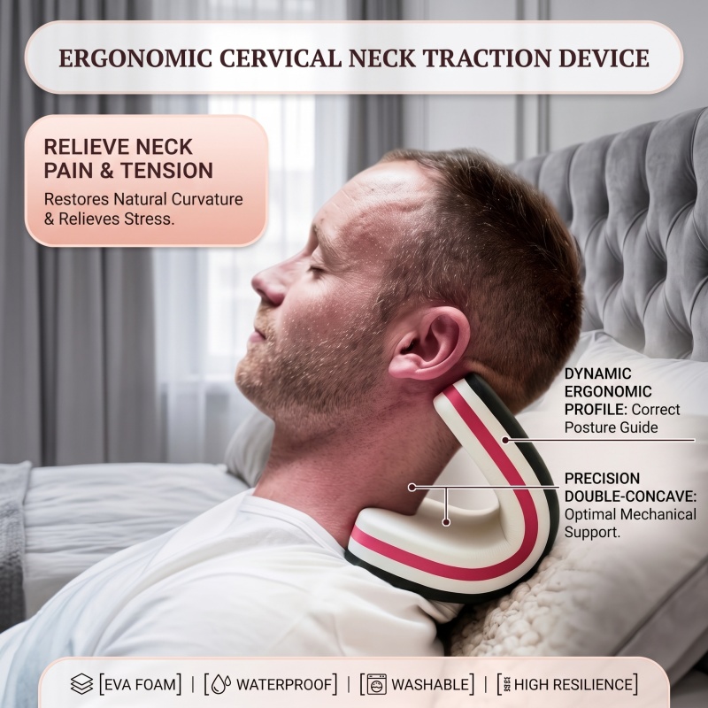 Neck Traction Pillow - 새로운 디자인 목 및 어깨 릴랙서