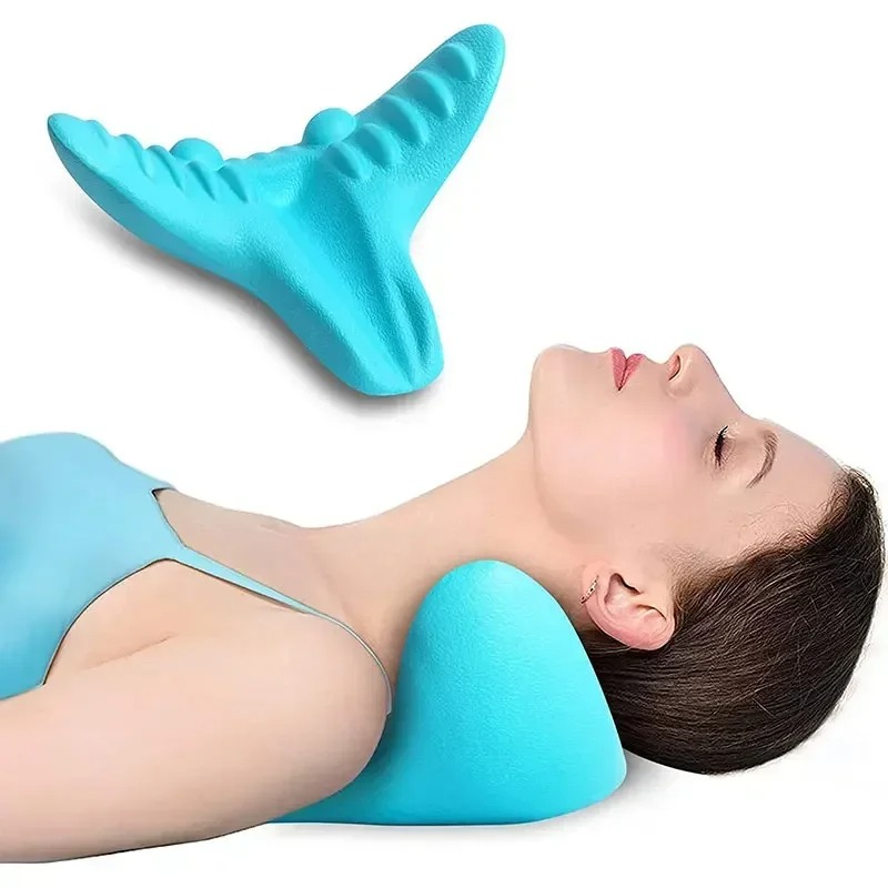 Neck Traction Pillow - 목 및 어깨 이완기, 경추 견인