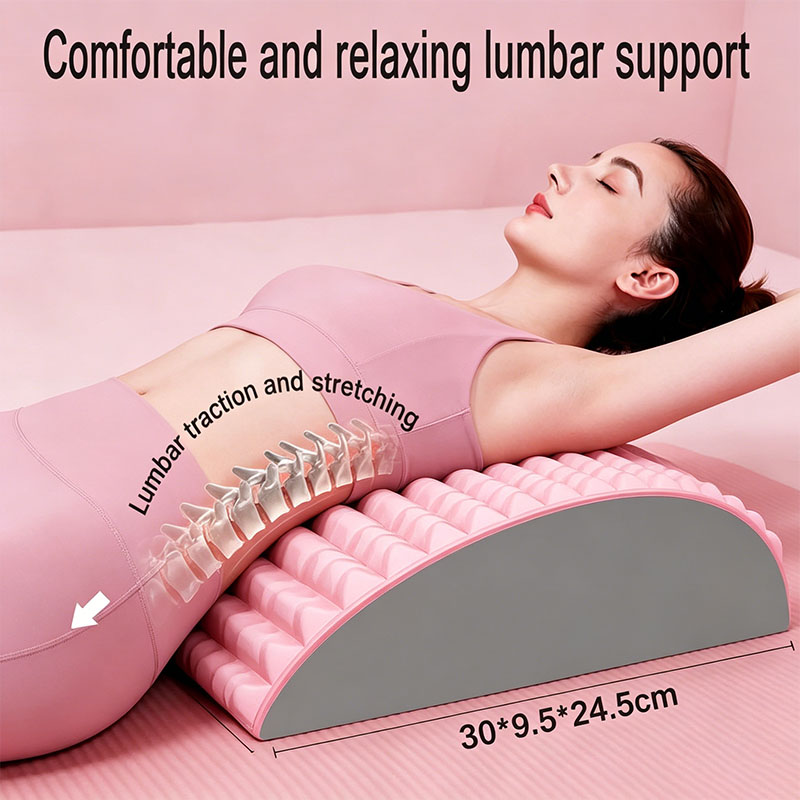 Back Stretcher Lumbar - 등 스트레칭 베개 목 마사지 요추