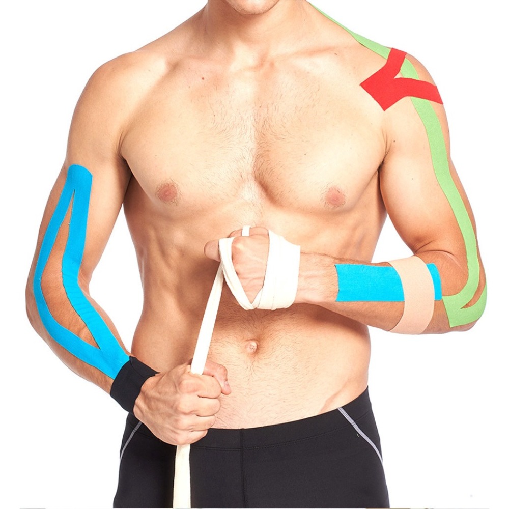 스포츠 키네시오 테이프 근육 운동 요법 탄성 무릎 통증 - Kinesiology Tape Sports 리뷰 및 가격