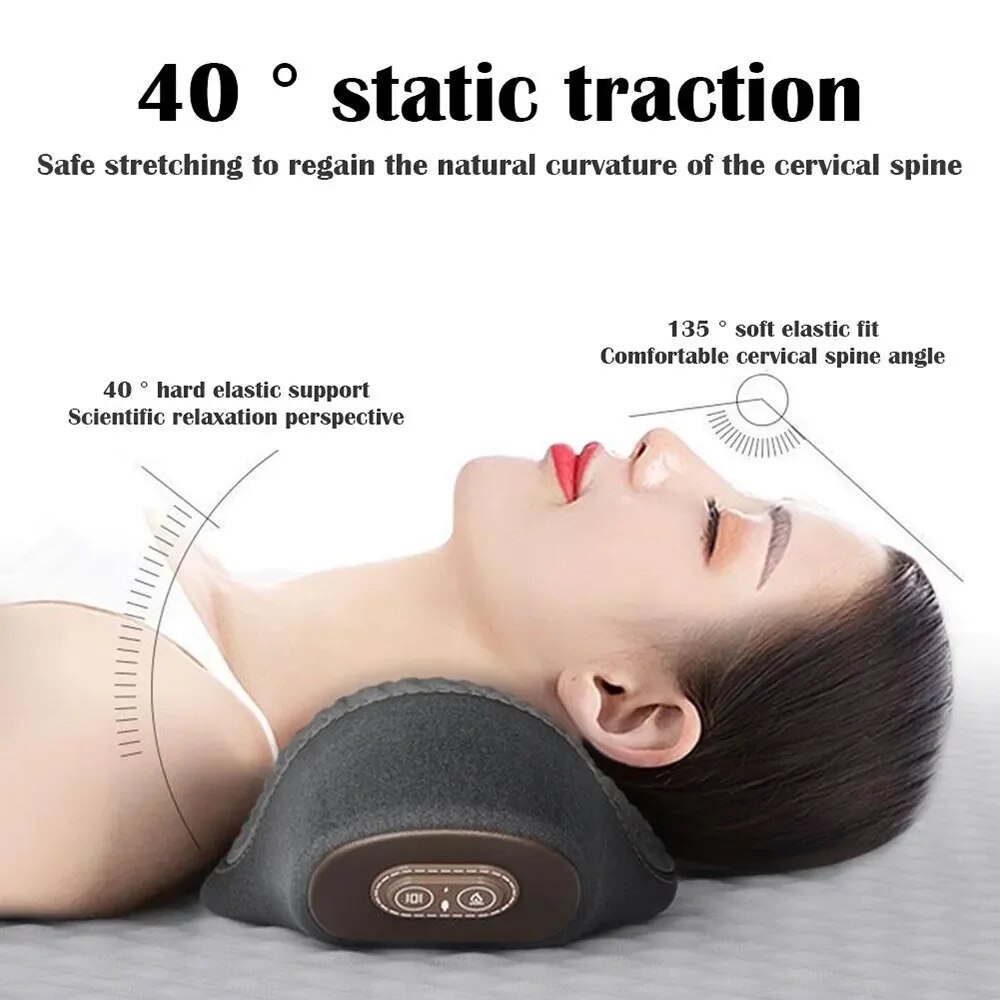 목 마사지 베개 전기 마사지 뜨거운 압축 진동 마사지  - Neck Traction Pillow 리뷰 및 가격