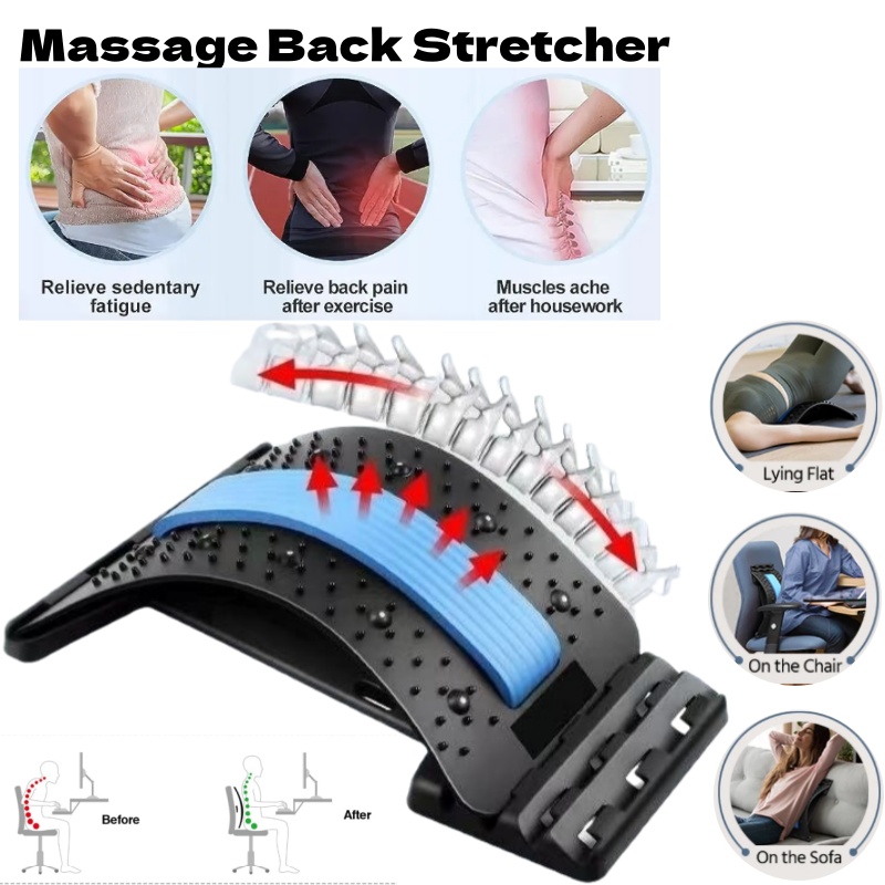등 근육 이완 스트레칭 기구, 척추 이완 마사지 쿠션, - Back Stretcher Lumbar 리뷰 및 가격