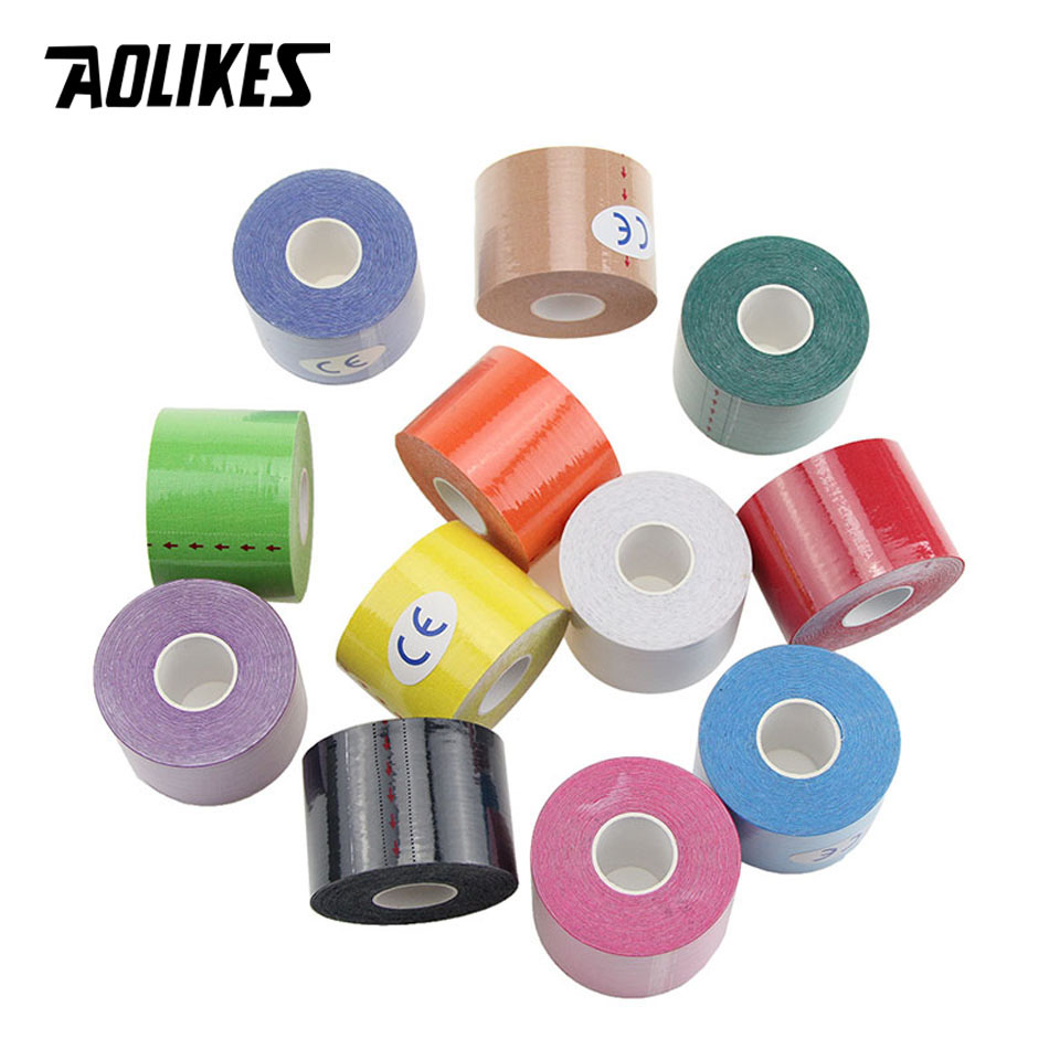 AOLIKES 2 크기 운동 요법 테이프 통기성 방수  - Kinesiology Tape Sports 리뷰 및 가격