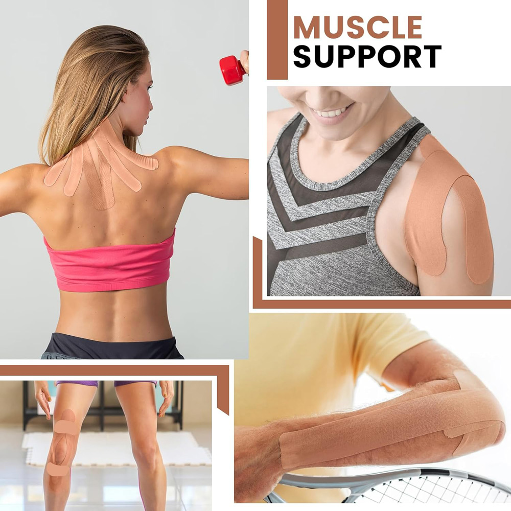 5롤 키네시올로지 테이프 프리컷 |   방수 탄성 운동 - Kinesiology Tape Sports 리뷰 및 가격