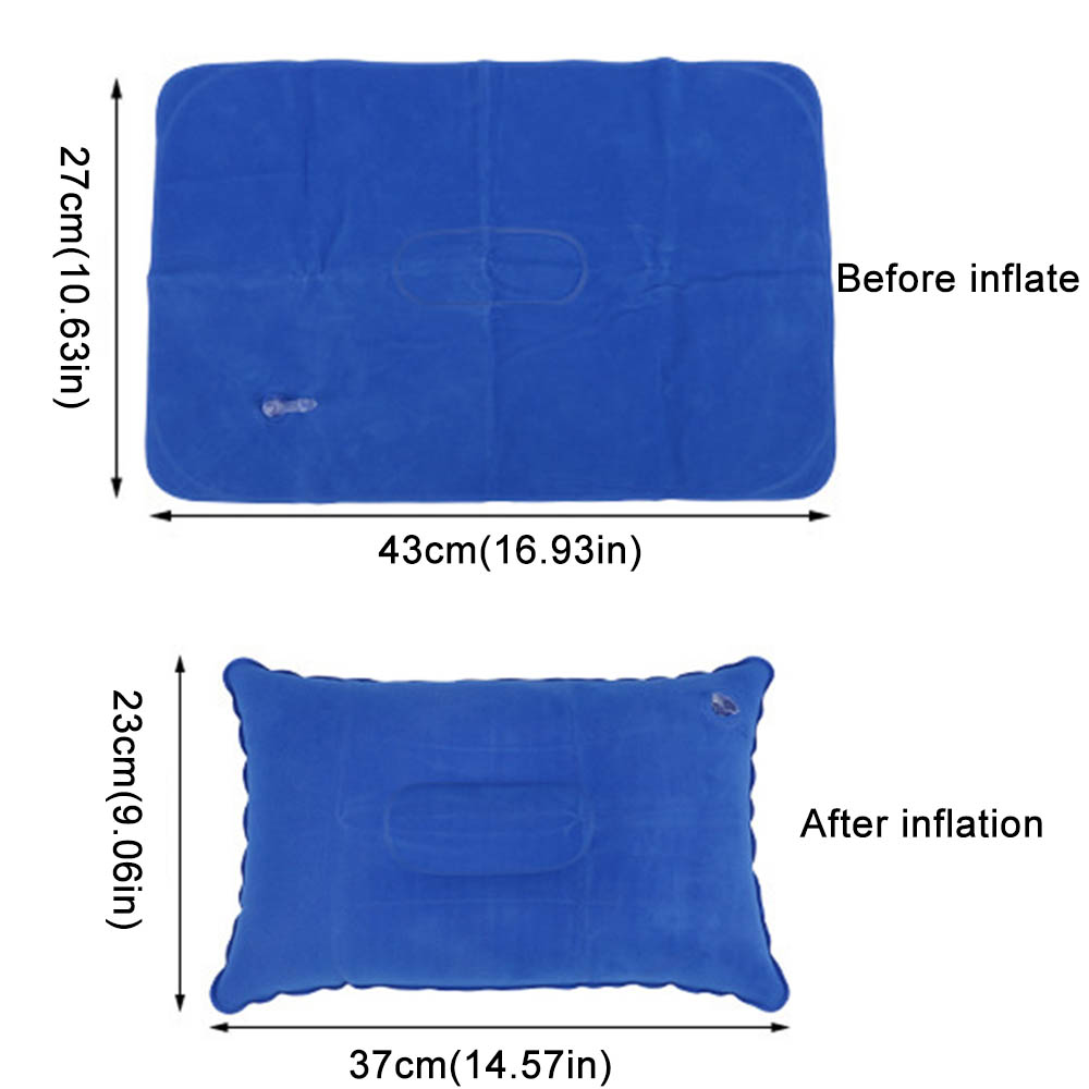 풍선 여행 베개 캠핑 하이킹을위한 휴대용 공기 베개 홈 - Neck Traction Pillow 리뷰 및 가격