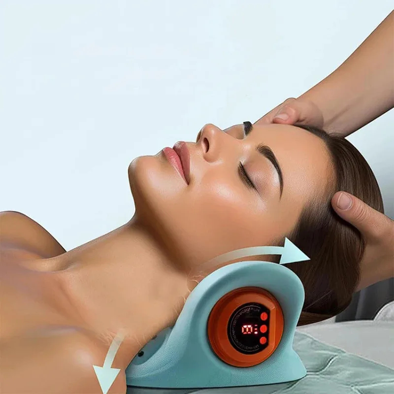 전기 목 경추 트랙션 마사지기 진동 주무름 마사지 베개 - Neck Traction Pillow 리뷰 및 가격
