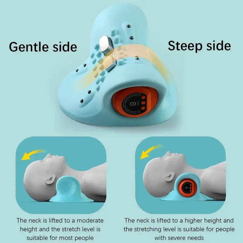 전기 목 경추 트랙션 마사지기 진동 주무름 마사지 베개 - Neck Traction Pillow 리뷰 및 가격