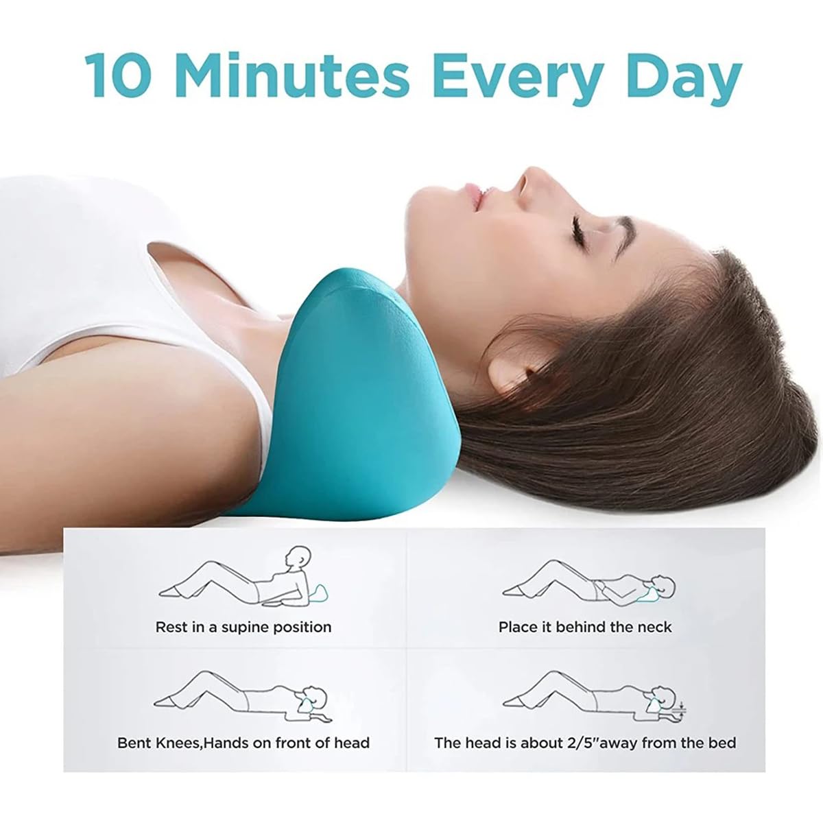목 및 어깨 이완기, 경추 견인 장치 지압 목 어깨 등 - Neck Traction Pillow 리뷰 및 가격