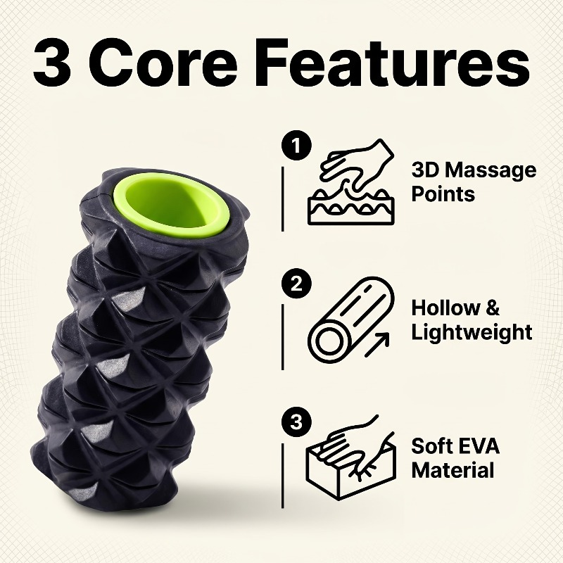 폼 롤러 근육 발 마사지 스틱 EVA 트리거 포인트 딥 - Foam Roller Trigger Point 리뷰 및 가격