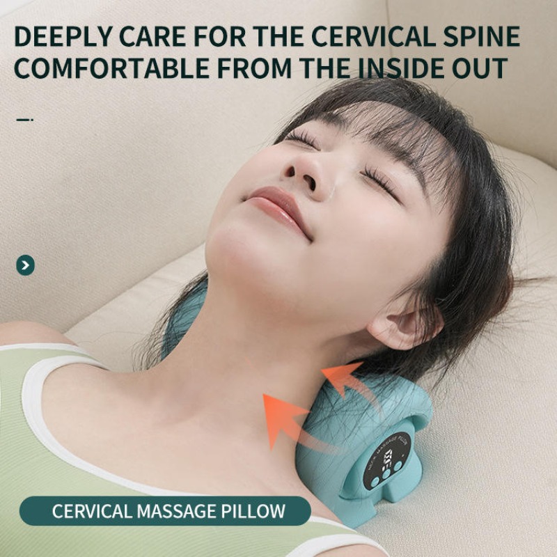 전기 가열 EMS 펄스 경추 트랙션 베개 (6단계 열  - Neck Traction Pillow 리뷰 및 가격