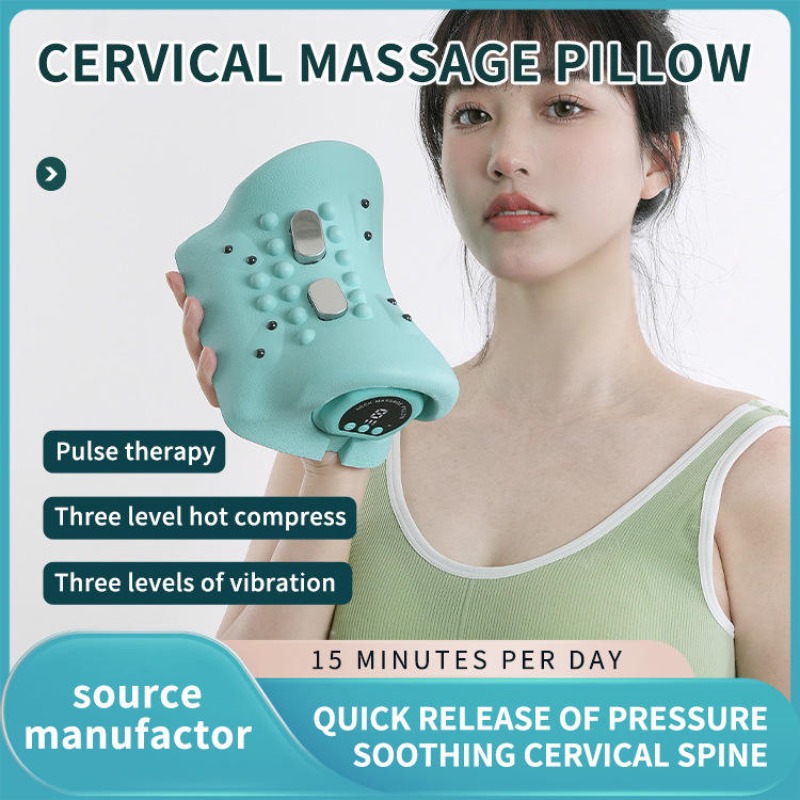 전기 가열 EMS 펄스 경추 트랙션 베개 (6단계 열  - Neck Traction Pillow 리뷰 및 가격