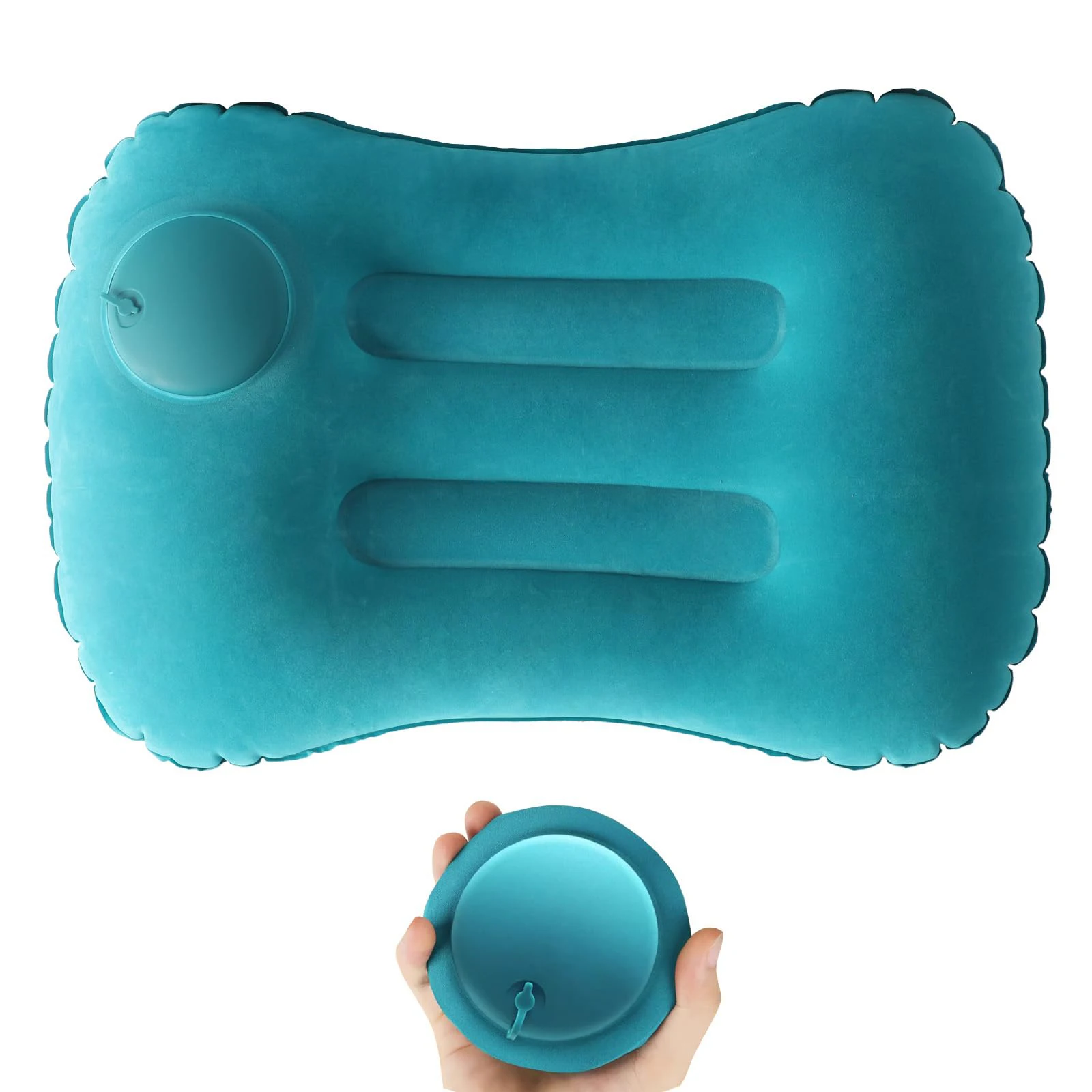 휴대용 편안한 풍선 베개, 캠핑 베개, 풀 베개, 목  - Neck Traction Pillow 리뷰 및 가격