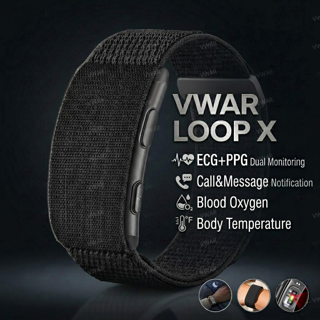 VWAR LOOP X ECG 스마트 팔찌 심박수 혈압  - Xbody Health & Wellness 리뷰 및 가격