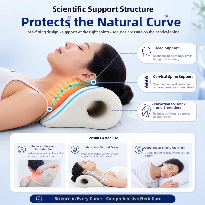 [CO]인체공학적 목과 어깨 마사지 베개는 가정용으로  - Neck Traction Pillow 리뷰 및 가격